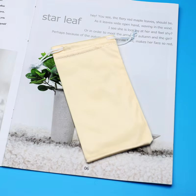 KLASSNUM Microfiber Sunglasses Case Eyepiece Bag Sun Bag Portable Cloth Bag Reading Glasses Bag Glasses Storage Bag Wholesale