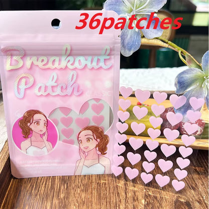 Star Acne Patch Face Care Repair Pimple Acne Spots Pimple Marks Invisible Cover Acne Pimple Repair Anti-Ance Patch Hydrocolloid