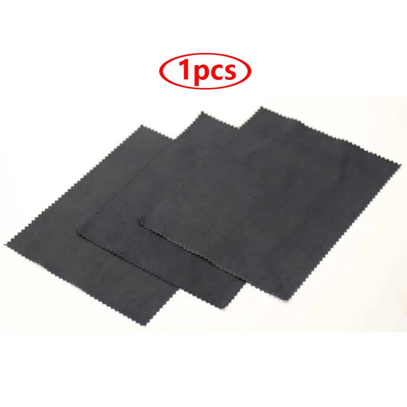 1/20/100/300 Pcs/Lot Black Microfiber Sunglasses Eyeglasses Cleaning Cloth 13*13Cm Glasses Eyewear Clean Lens Cloth Accessories