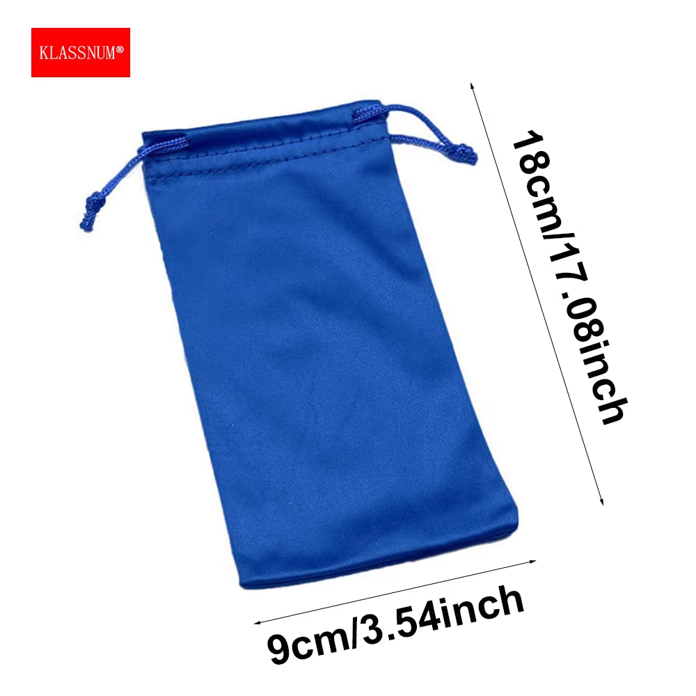KLASSNUM Microfiber Sunglasses Case Eyepiece Bag Sun Bag Portable Cloth Bag Reading Glasses Bag Glasses Storage Bag Wholesale