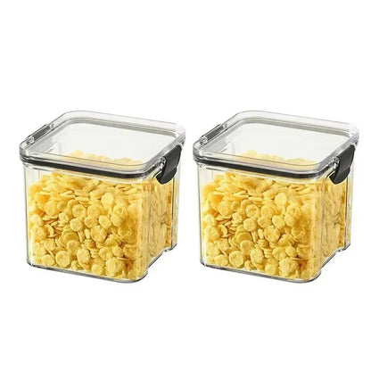 1-4PCS Sealed Jars Kitchen Organizer Grain Storage Boxes Large Capacity Sealed Container Seasoning Jars Set Fresh-Keeping Tank