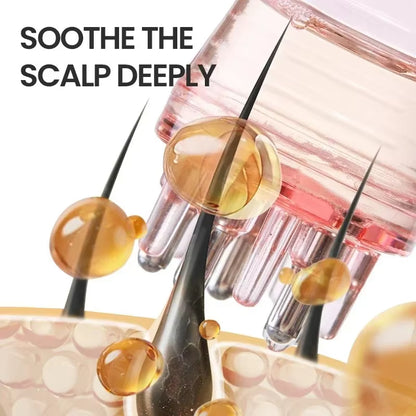2/3Pcs Professional Scalp Care Set Massaging Brush Oil Applicator - for Hair Growth Scalp Treatment Deep Nourishment Waterproof